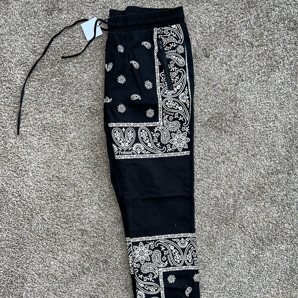 Profound Mens Bandana Pants, size 36/34